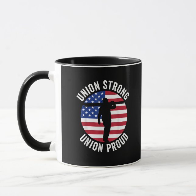 Unionens starka arbetsdagsutveckling mugg (Vänster)
