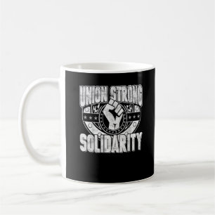 Unionens starka solidaritet kaffemugg