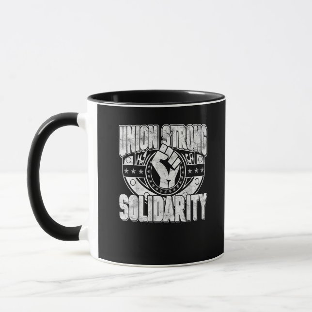 Unionens starka solidaritet mugg (Vänster)