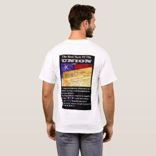 Unionens verkliga stat t shirt