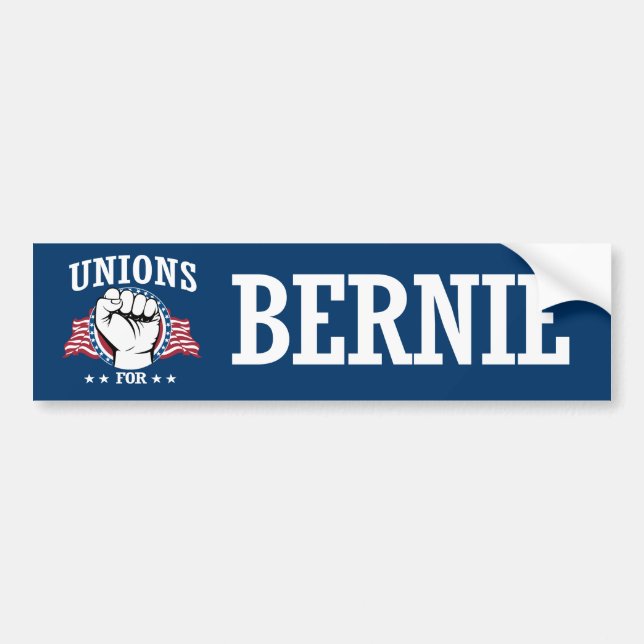 UNIONER FÖR BERNIE SLIPMASKINER BILDEKAL (Framsidan)