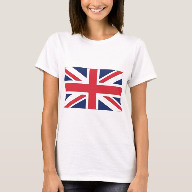 Unionflaggan för Storbritannien Tee (Framsida)