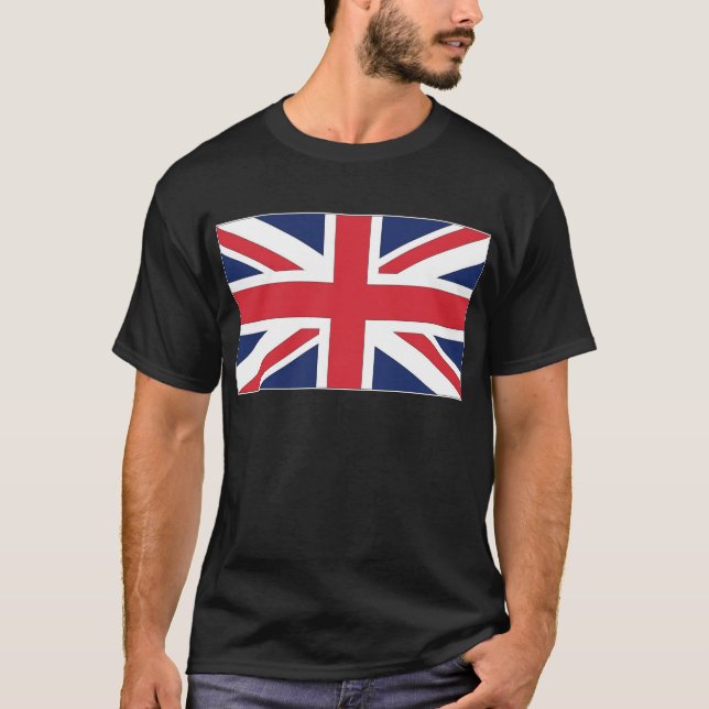 Unionflaggan för Storbritannien Tee Shirt (Framsida)