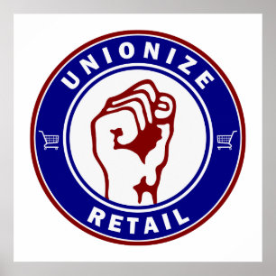 Unionize detaljhandeln poster