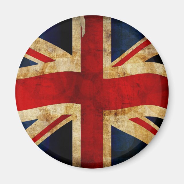 Unionjack - Grunge Magnet (Framsidan)