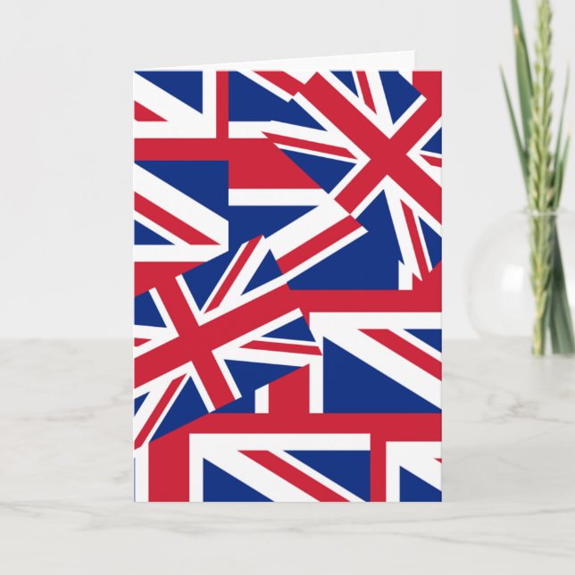 Unionjackar Galore Kort (Framsida)