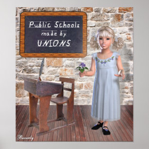 Unions offentliga Skolor Poster
