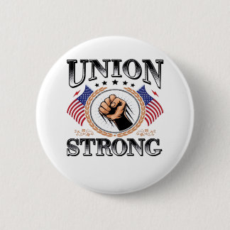 Unions starka amerikanska arbetsdag-virus på Flagg Knapp