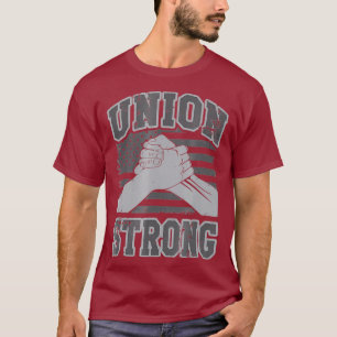 Unionsarbetares tjänst för stark jobbunion t shirt