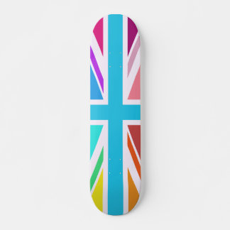 Unionsdesign för Flagga/Jack - flerfärgad Skateboard Bräda 19,5 Cm