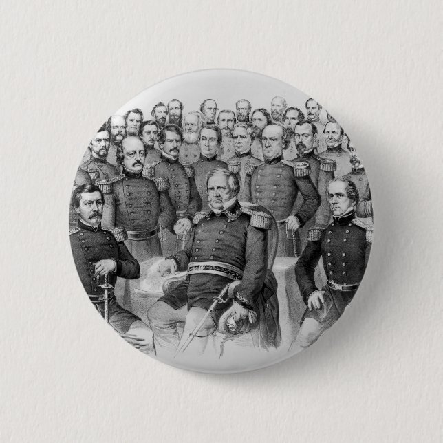 Unionsgeneralen i Krig Knapp (Framsida)