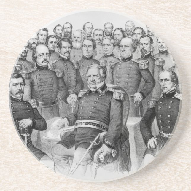 Unionsgeneraler i Krig underlägg (Framsidan)