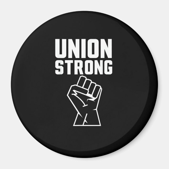 Unionsstolt Union Stark Solidarity Support vår UN Magnet (Framsidan)