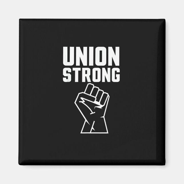 Unionsstolt Union Stark Solidarity Support vår UN Magnet (Framsidan)