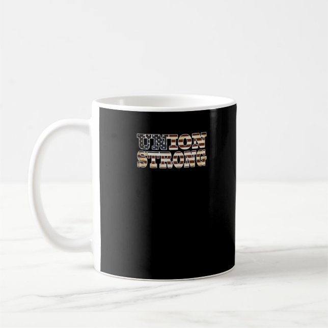 Unionsstyrka och solidaritet klassisk kaffemugg (Vänster)