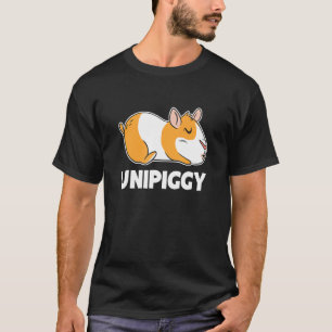 Unipiggy Graphic Guinea Owner Pet Cavy Animal Gris T Shirt