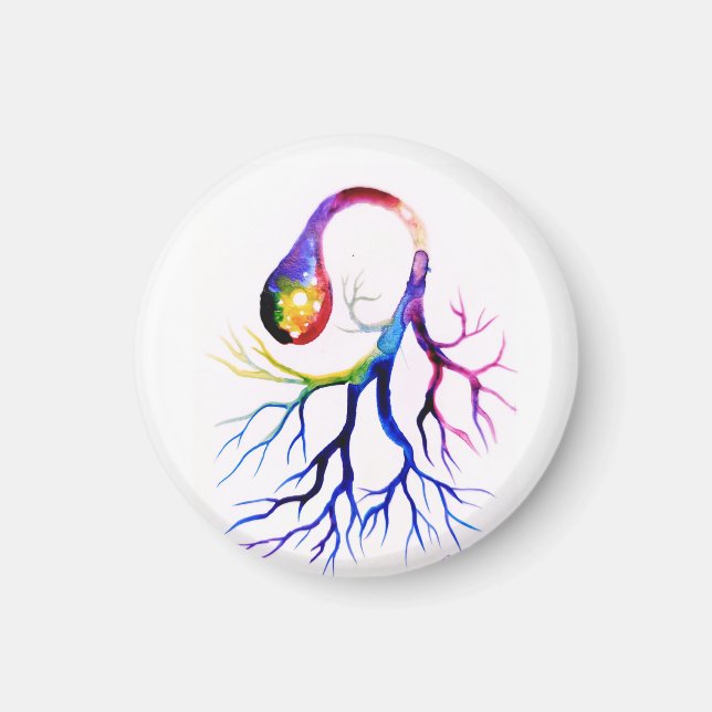 Unipolär neuron magnet (Framsidan)