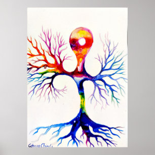 Unipolär neuron poster