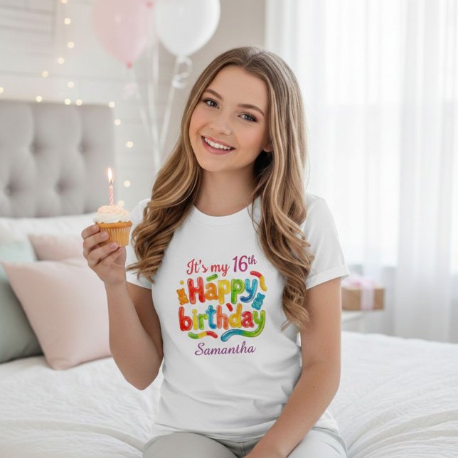 Unique 16th Birthday Womens T-Shirts (Skapare uppladdad)