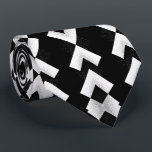 Unique Abstract Black White Optical Illusion  Slips<br><div class="desc">Be Captivate with this unique black and white optical illusion neck tie. Its abstract design brings a sophisticated,  modern edge to any ensemble. This distinctive necktie is a subtle yet powerful statement piece,  making it an excellent gift for the contemporary man.</div>