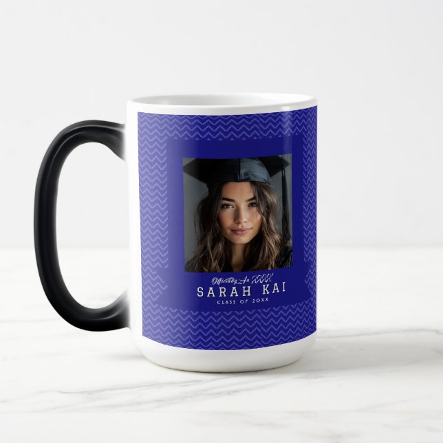 Unique Abstract Print Certified Engineer Magisk Mugg (Vänster)