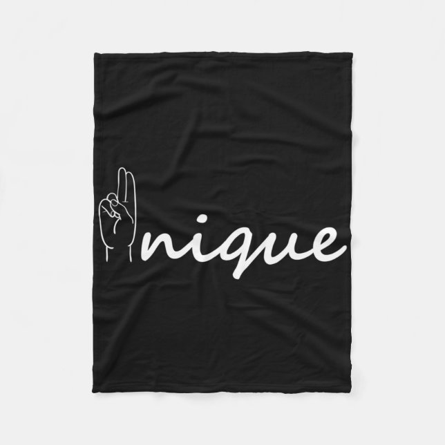 Unique Asl Alphabet American Sing Language Asl Tea Fleecefilt (Framsidan)