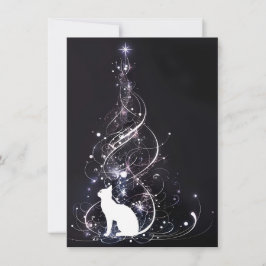 Unique Black Cat Christmas Cards Julkort