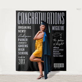 Unique Black Congratulations Grad Magazine Welcome