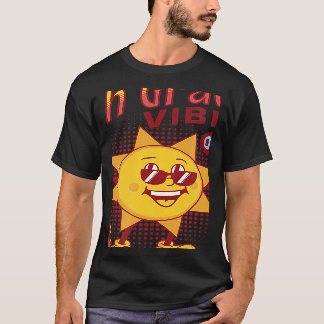 Unique Boys 8th Grade Vibes Only Back To School Ki T Shirt (Framsida)