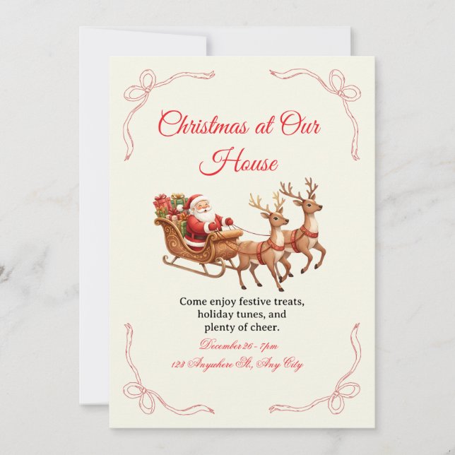 Unique Christmas Invitation Designs – Creativity  Inbjudningar (Framsida)