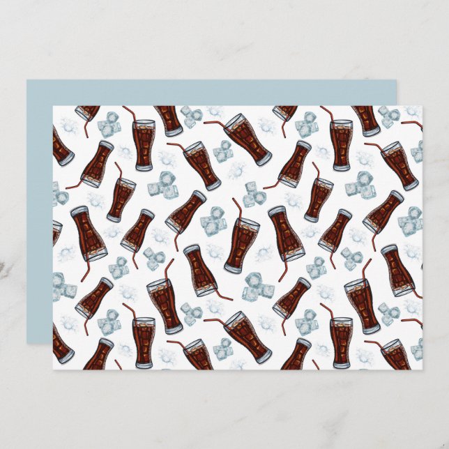 Unique Cola Note Card Anteckningskort (Fram/baksida)