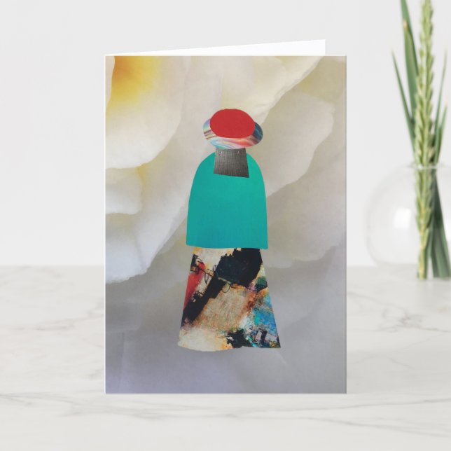 Unique Collage Earth Mama Cedar Blank Card Kort (Framsida)