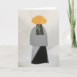 Unique Collage Earth Mama Vee Blank Card Kort