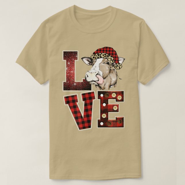 Unique Cow Lovers' Vegetarians Funny illustration  T Shirt (Design framsida)