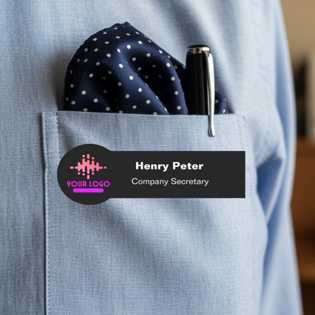 Unique Custom Logo Employee Magnetic Or Safety Pin Namnbricka (Skapare uppladdad)