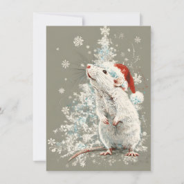 Unique Cute Rat Christmas Cards Julkort