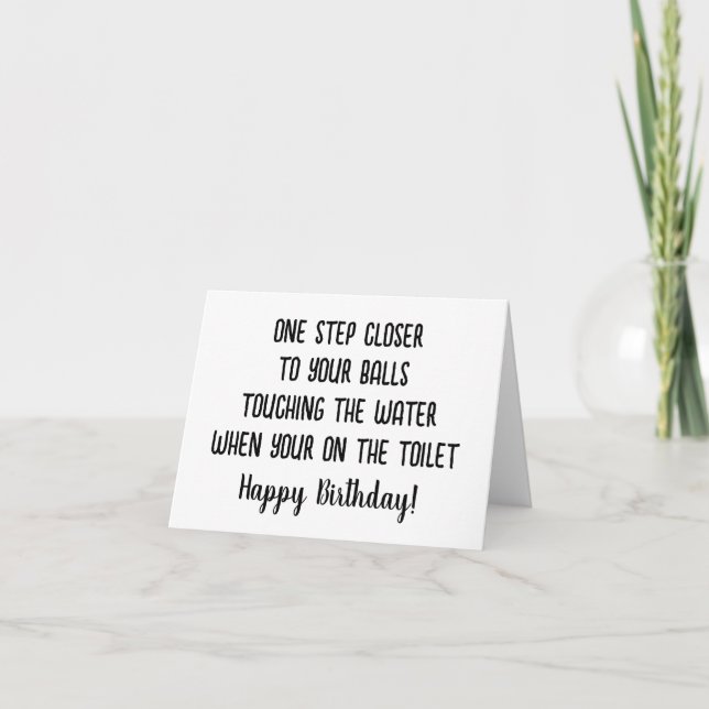 Unique Dad Snarky Humor Birthday Card Kort (Framsida)