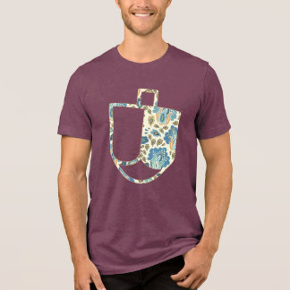 Unique Dreidel Faux Applique Hanukkah T Shirt