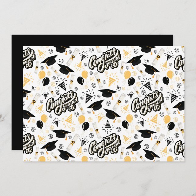 Unique Graduation Note Card Anteckningskort (Fram/baksida)