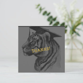 Unique Graduation Personalized Thank You Card Tack Kort