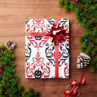 Unique Halloween Pumpkin Pattern Presentpapper