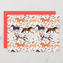 Unique Horse Note Card Anteckningskort