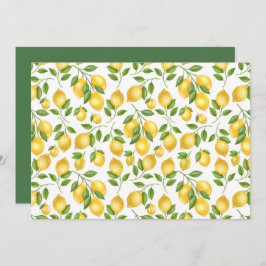 Unique Lemons Note Card Anteckningskort
