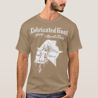 UNIQUE Lubricated Goat spelar Djävulen Music T Shirt