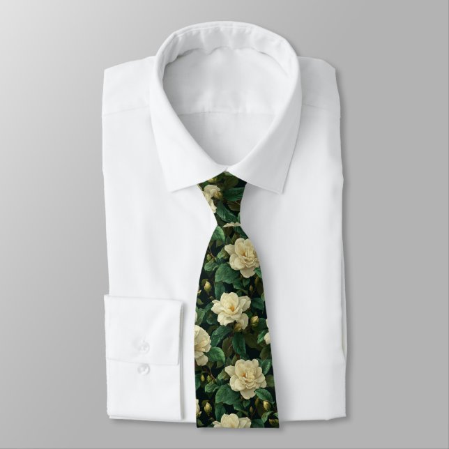 Unique Mens Accessories Gardenias Floral Slips (Bunden)