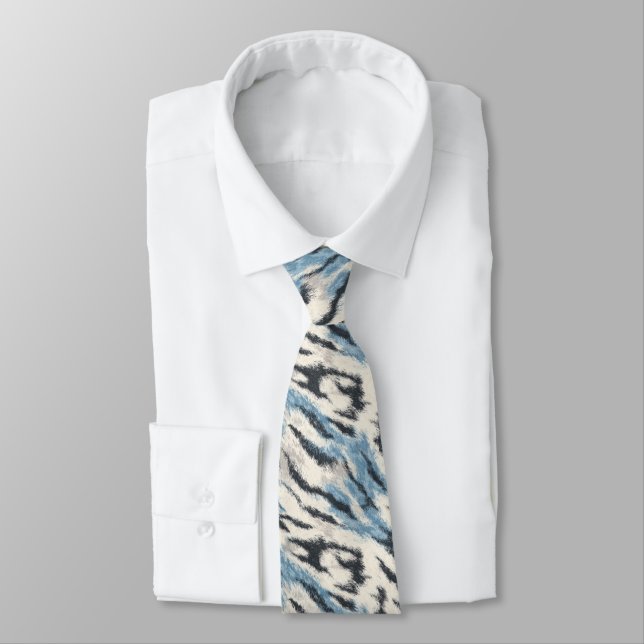 Unique Menswear Ties Tiger Print Slips (Bunden)