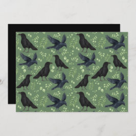 Unique Note Card in Green Anteckningskort