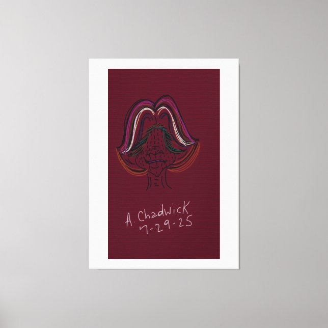 Unique Original Animation Stretched Canvas (Framsida)