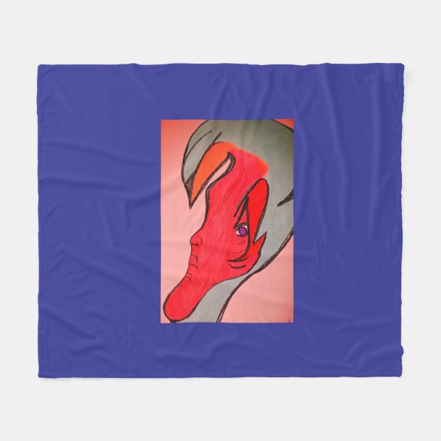 Unique Original Character Art  Fleecefilt (Framsidan (Horisontell))