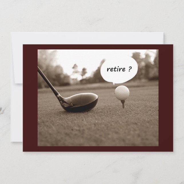 "UNIQUE PENSION PARTY" INBJUDANDE (GOLF STIL) INBJUDNINGAR (Framsida)
